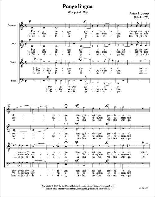 Pange-lingua-混声合唱
