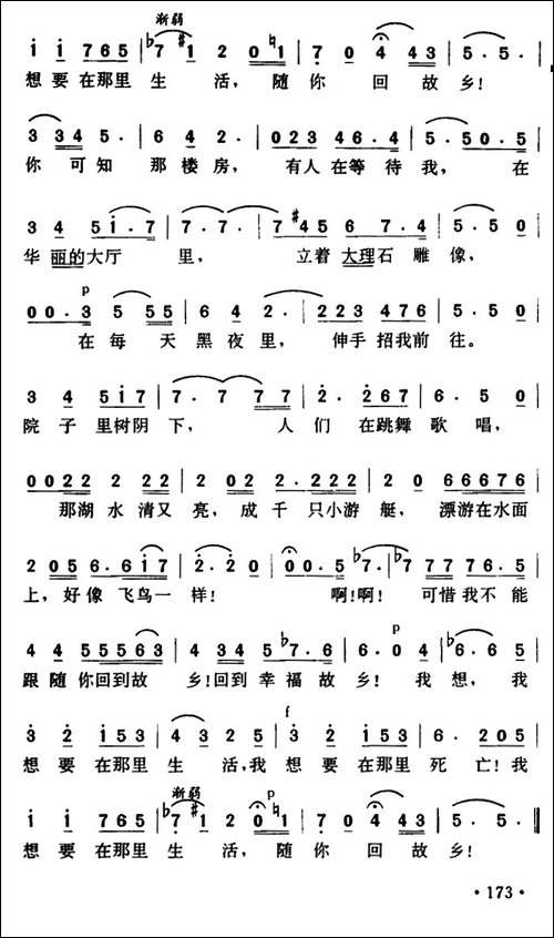 [法]你可知那地方-选自歌剧《迷娘》