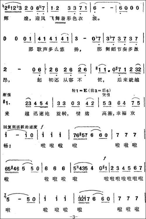 吉卜赛女郎之歌-选自歌剧《卡门》第二幕第一场