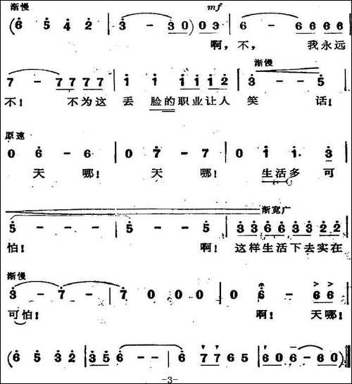 歌剧《蝴蝶夫人》选曲：啊！这样生活下去多可怕