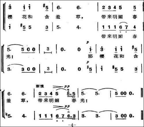 歌剧《蝴蝶夫人》选曲：花儿二重唱