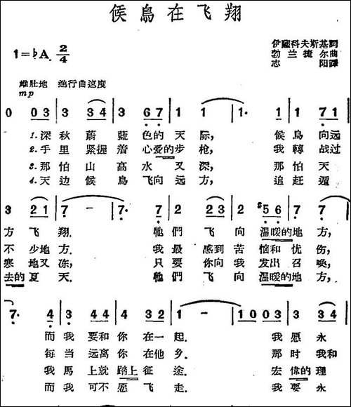 [前苏联]候鸟在飞翔