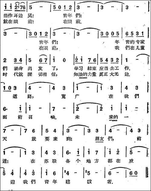 [前苏联]大学生同路者之歌