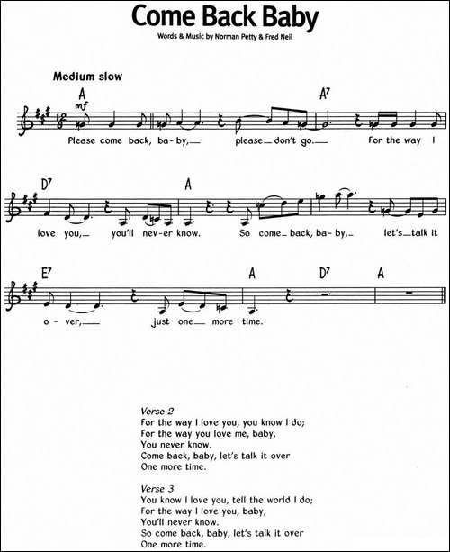 蓝调音乐：Come-Back-Baby