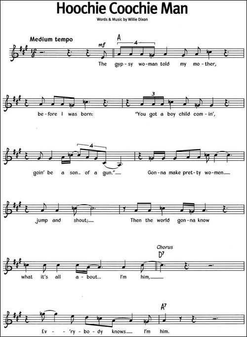 蓝调音乐：Hoochie-Coochie-Man