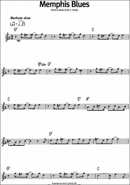 蓝调音乐：Memphis-Blues