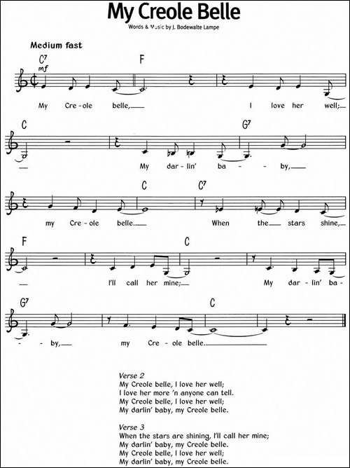 蓝调音乐：My-Creole-Belle