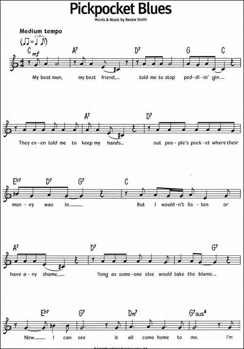 蓝调音乐：Pickpocket-Blues
