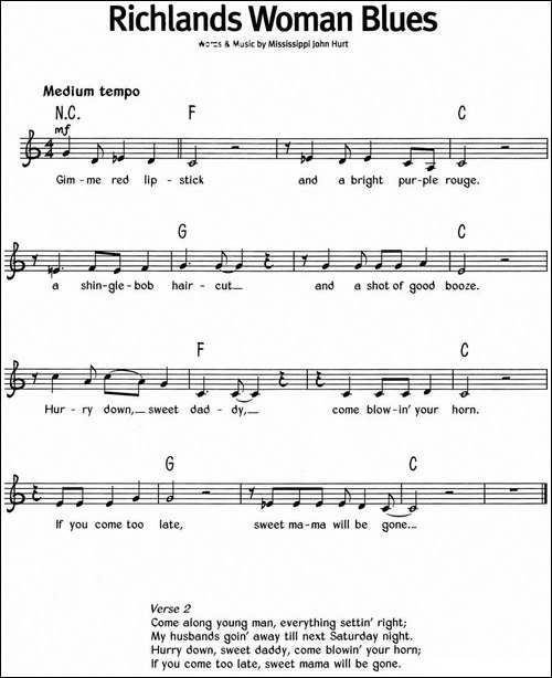 蓝调音乐：Richlands-Woman-Blues