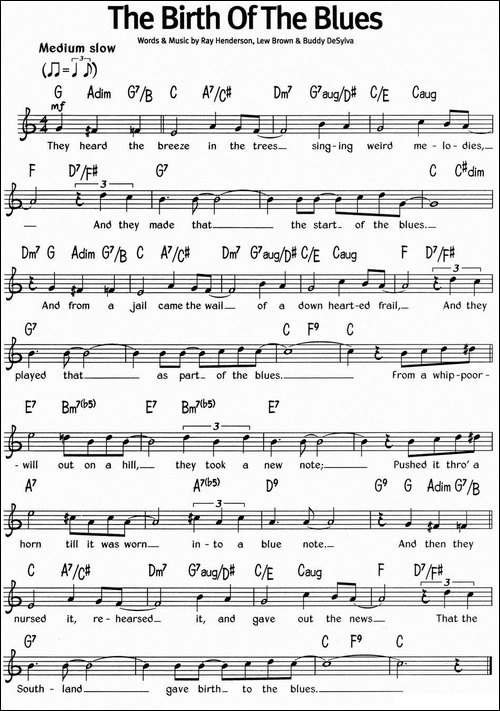 蓝调音乐：The-Birth-Of-The-Blues