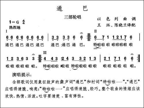 通巴-以色列