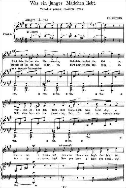 Chopin-17-Polish-Songs-Op.74，No.5-Was-ein-junges-Madchen-l