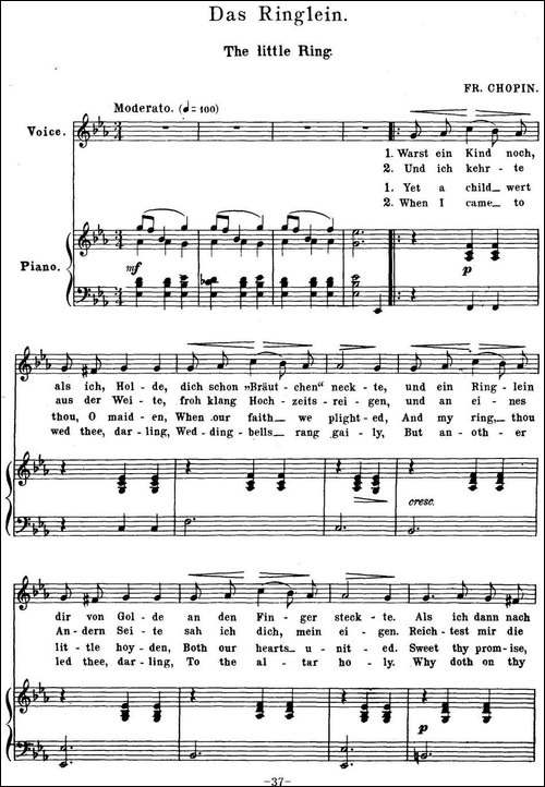 Chopin-17-Polish-Songs-Op.74,No.14-Das-Ringlein.-The-littl