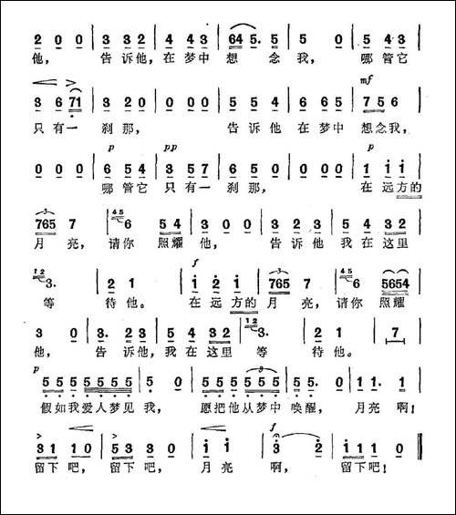 [捷]月亮颂-选自歌剧《水仙女》