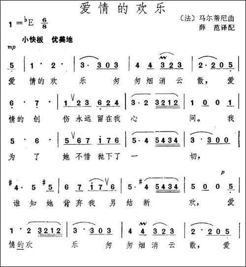 [法]爱情的欢乐
