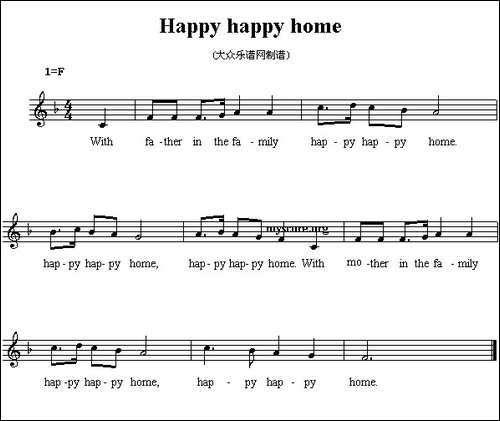 Happy-happy-home-幸福快乐的家-[英文儿歌]