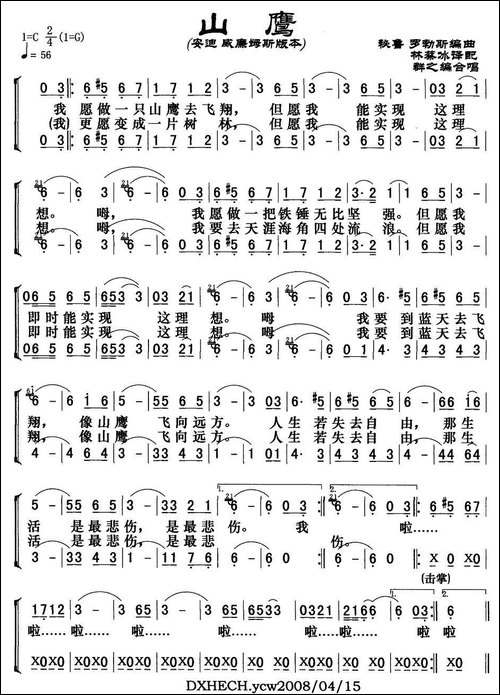 山鹰-安迪、威廉姆斯版