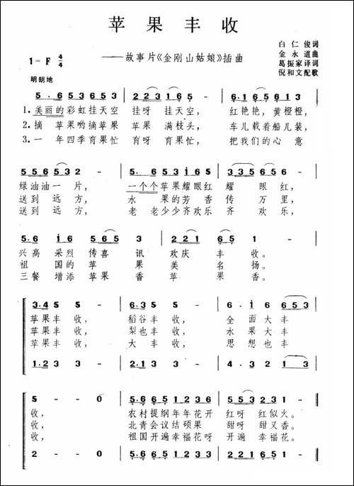 苹果丰收-葛振家翻译版-[朝鲜]