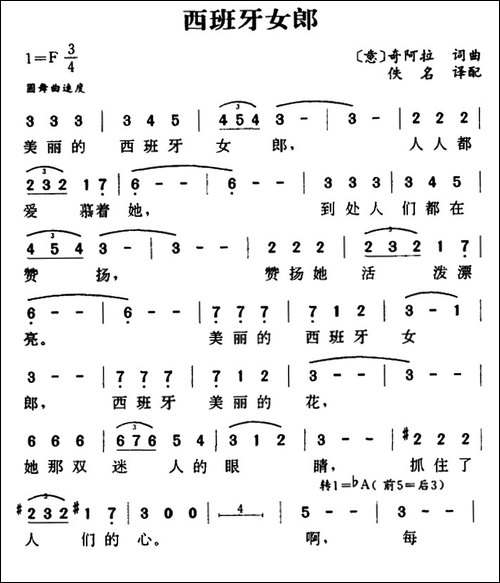 [意]西班牙女郎