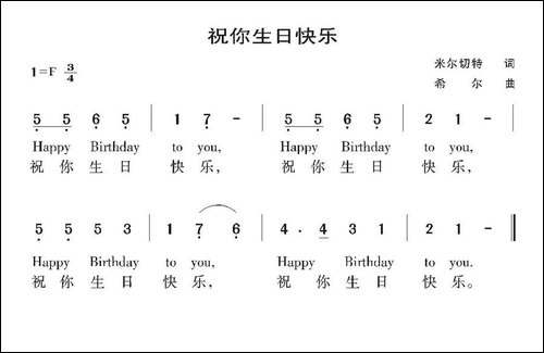 [美]祝你生日快乐