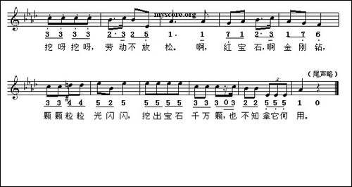 [美]劳动歌-动画片《白雪公主》插曲