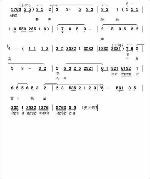 [朔州大秧歌]-生角流水