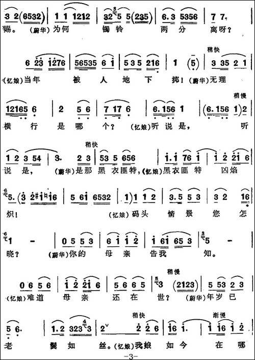 歌剧《忆娘》选曲：今日方是认母时