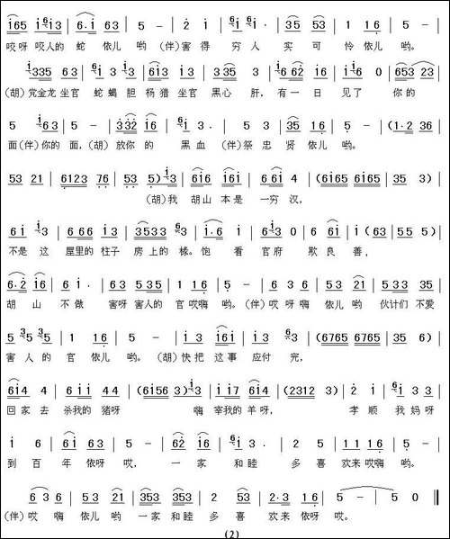 [眉户]稀奇古怪颠倒颠-《屠夫状元》胡山唱段