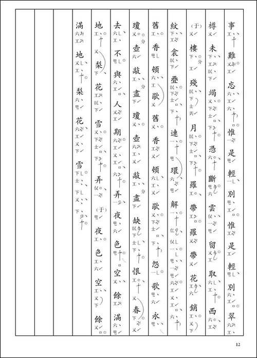 [南音工X谱]-浪-淘沙慢-晓阴重-周邦彦--北相思