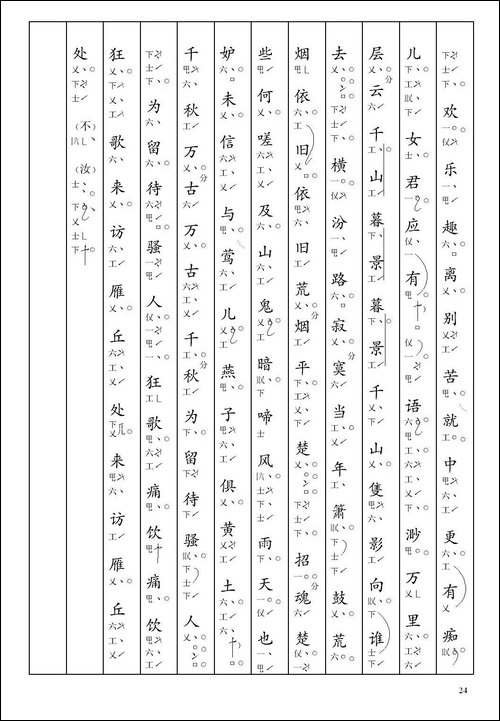 [南音工X谱]-摸鱼儿-问世间-元好问--北相思过昆寡