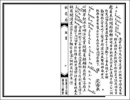 [昆曲]《桃花扇》第二场：题画-工尺谱
