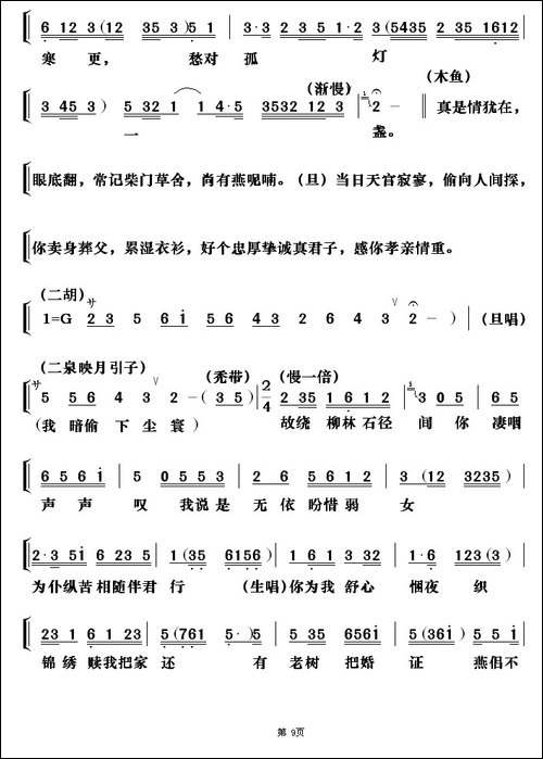 [粤剧]-天仙配之重逢-包献国制谱版
