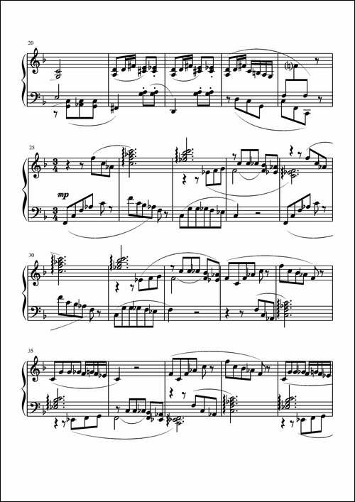 第一钢琴奏鸣曲-葛清作曲版
