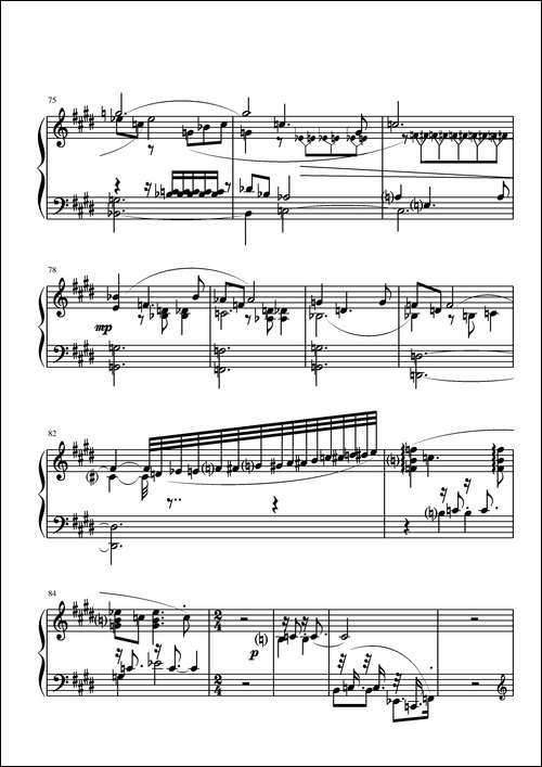 第一钢琴奏鸣曲-葛清作曲版