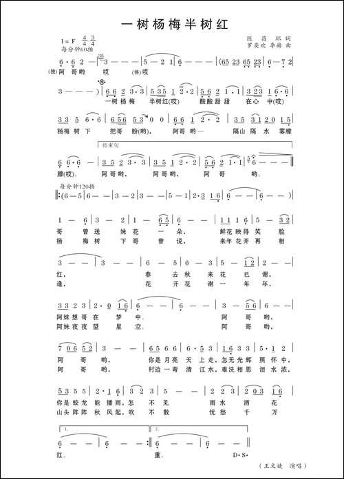 一树杨梅半树红