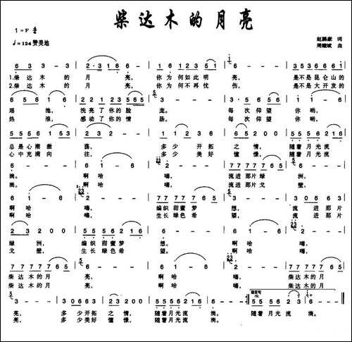 柴达木的月亮-赵鹏豪词-周耀斌曲
