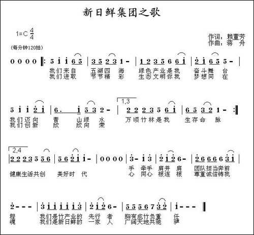 新日鲜之歌