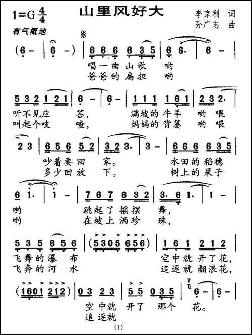 山里风好大