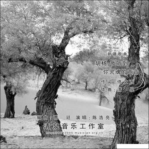 胡杨，我听到你灵魂的声音-佟文西词-清泉曲-陈浩亮演唱