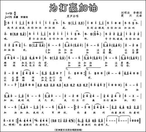 为打赢加油