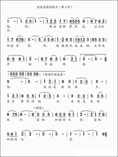 这就是我的故乡-独唱-李朝润词-吴克敏曲