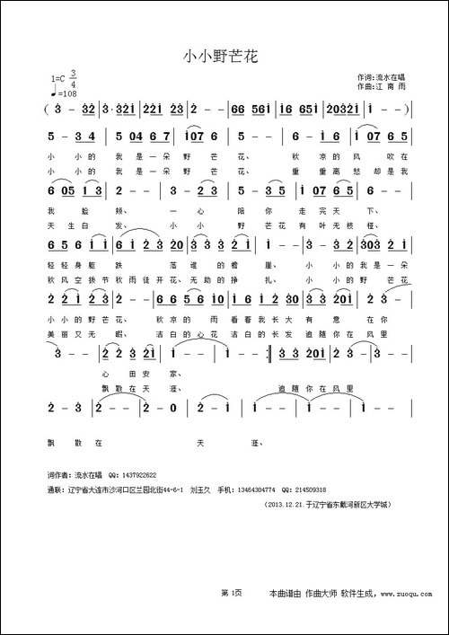 小小野芒花