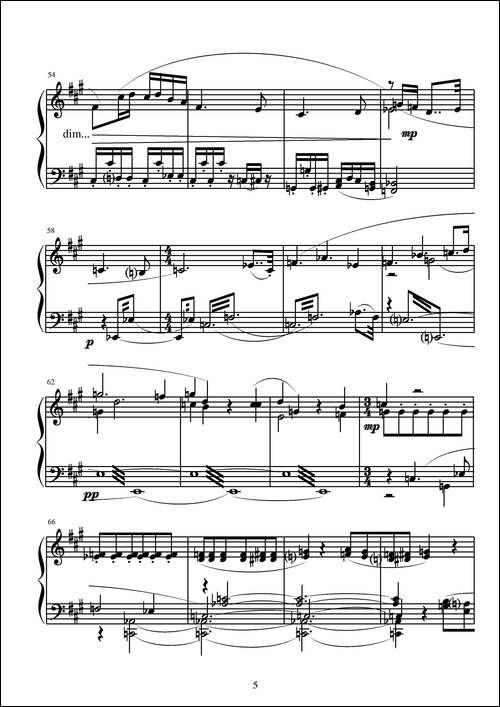 第六钢琴奏鸣曲-单乐章