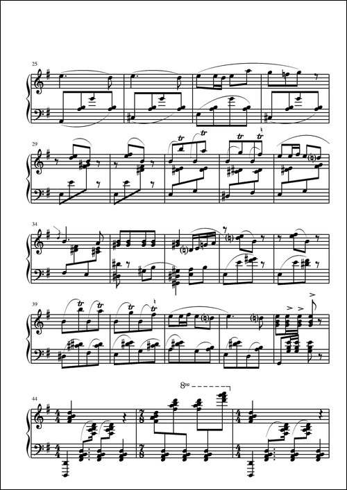 第三钢琴奏鸣曲-第二乐章