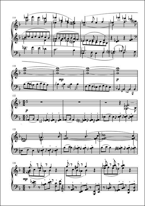 第三钢琴奏鸣曲-第四乐章